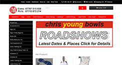 Desktop Screenshot of chrisyoungbowls.com